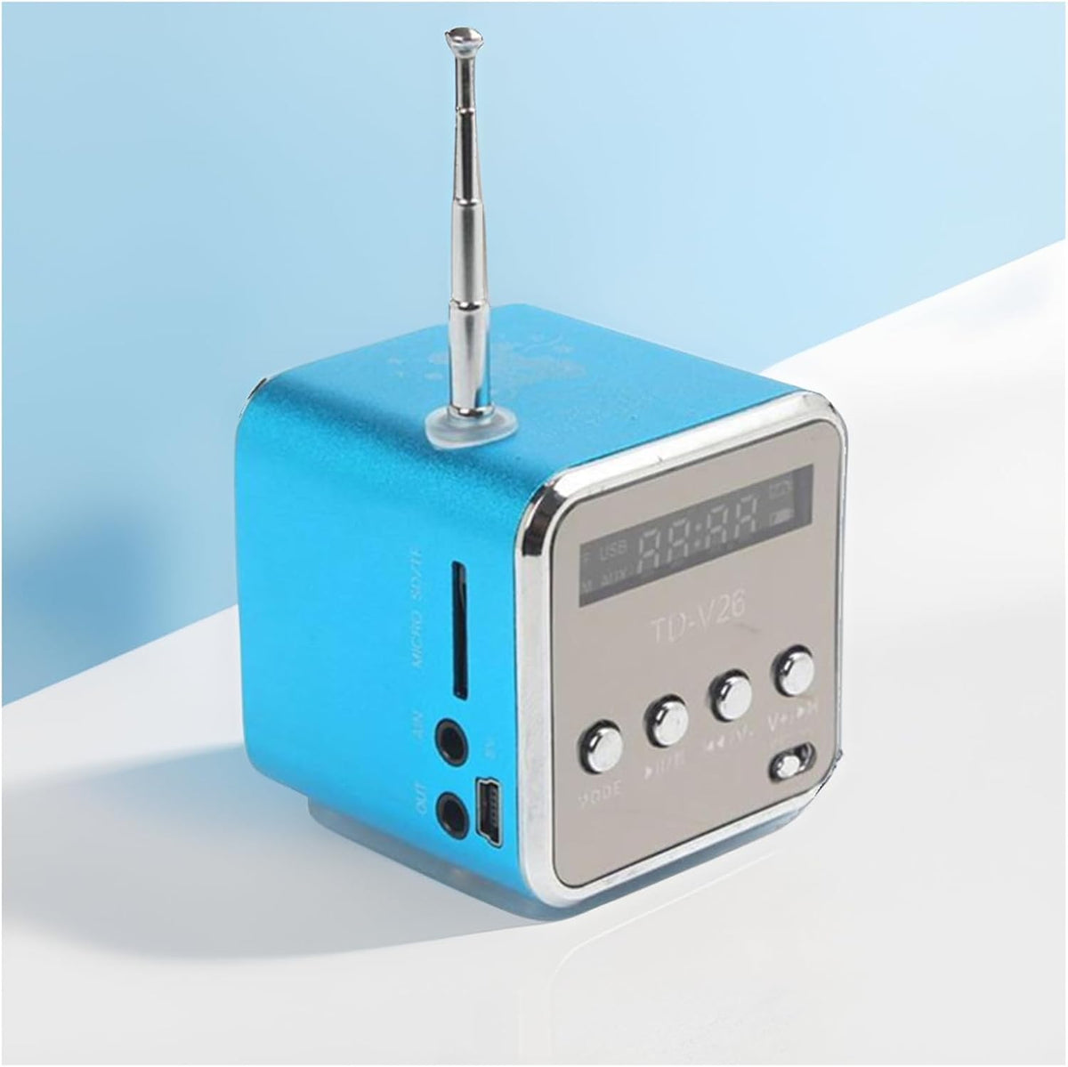 Etigood Mp3 500mAh Mini Bluetooth Speaker, Wireless Music Player Portable FM Radio Speakers Digital Stereo PC Player