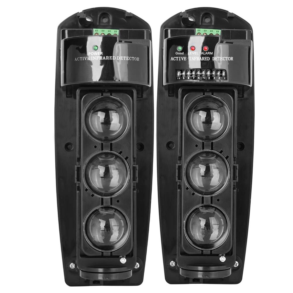 Triple Beam Alarm Photoelectric Infrared Led Detector Security System, Home Security Alarm Infrared Detector Sensor(-250)