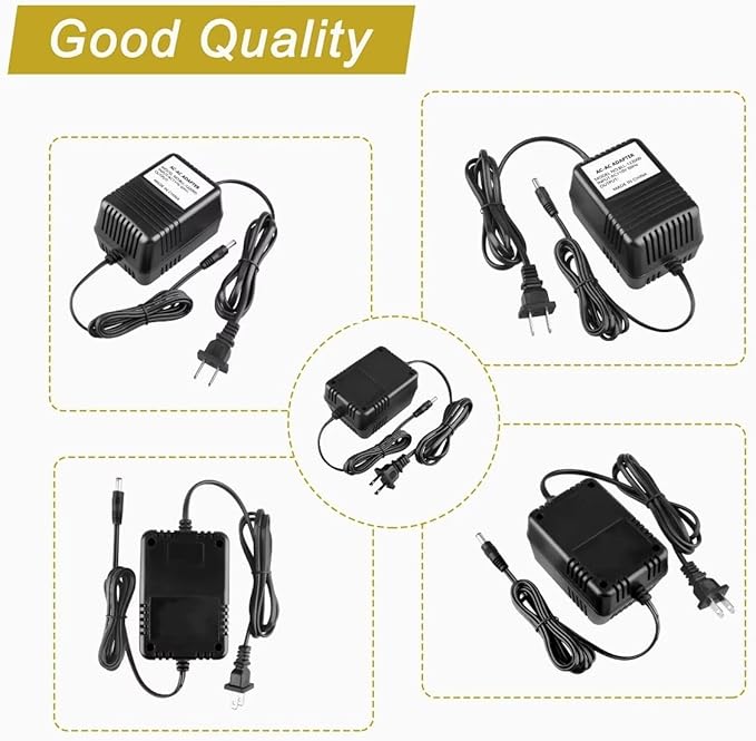 AC/AC Adapter Compatible with X Rocker XRocker 521231 Game Gaming Chair AC10V 10VAC 10V - 12V 1A - 1.2A - 2A Direct Plug-in Class 2 Transformer Power Supply Cord Charger