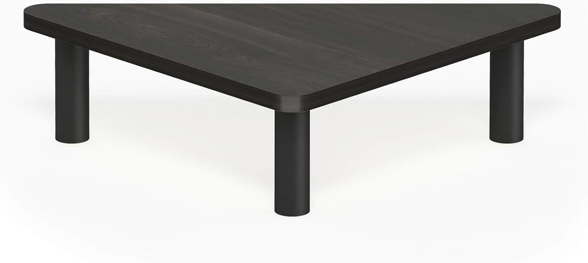 19.6" Furinno TURN-N-TUBE Monitor Stand Riser, Wide Triangle Corner Monitor Riser, Laptop Stand for Desk, Office Desk