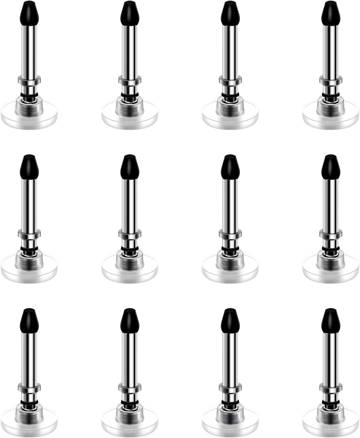 Stylus Tips Replacement Tips only [12 Pack] Passive Stylus Pen disc Universal nibs Compatible with Capacitive Touch Screen