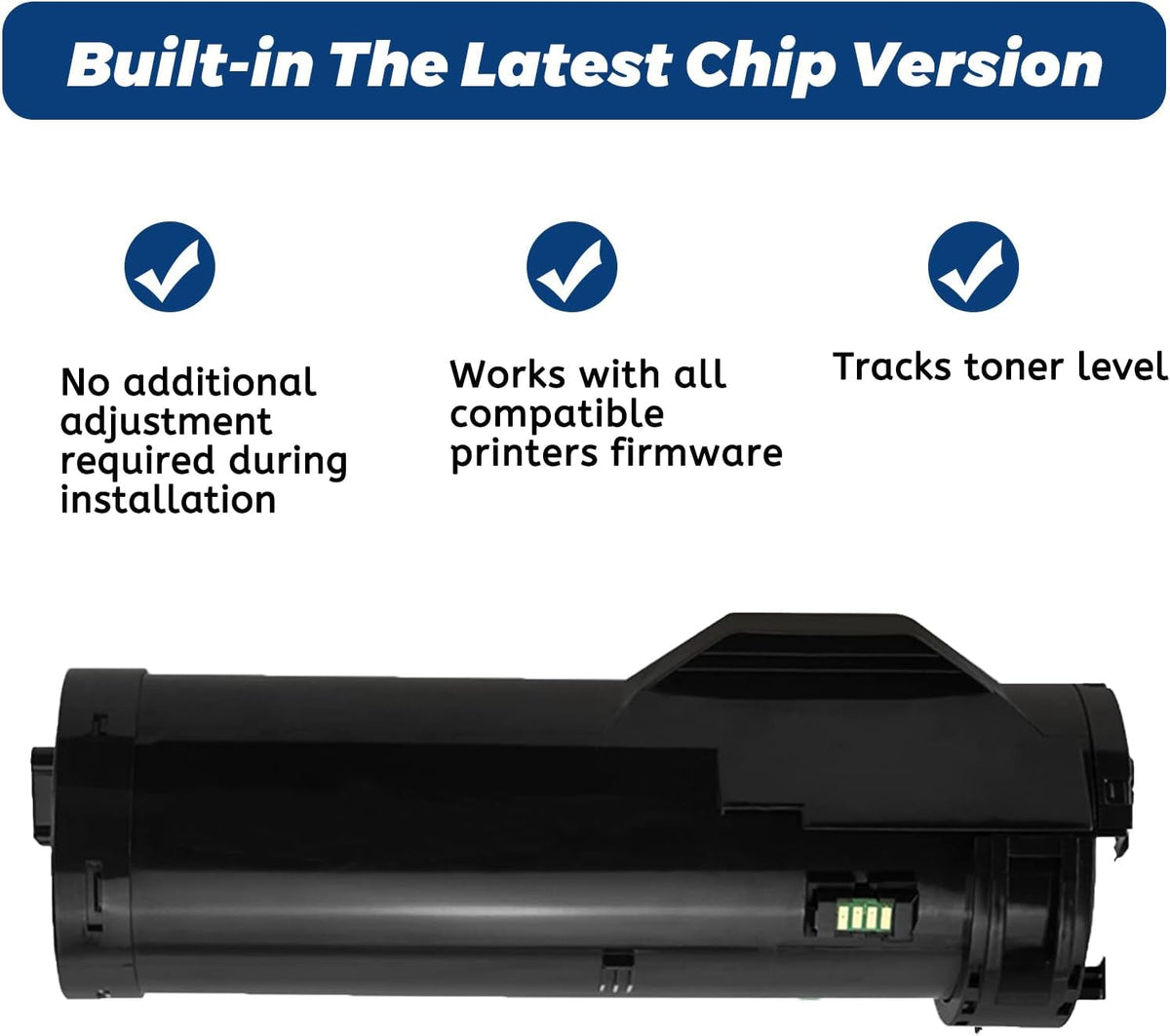 Versalink B600 B610 Toner Cartridge,106R03944 Replacement Compatible for Xerox B605 B615 Printers, Extra High Capacity Up to 46,700 Pages (1 Black )