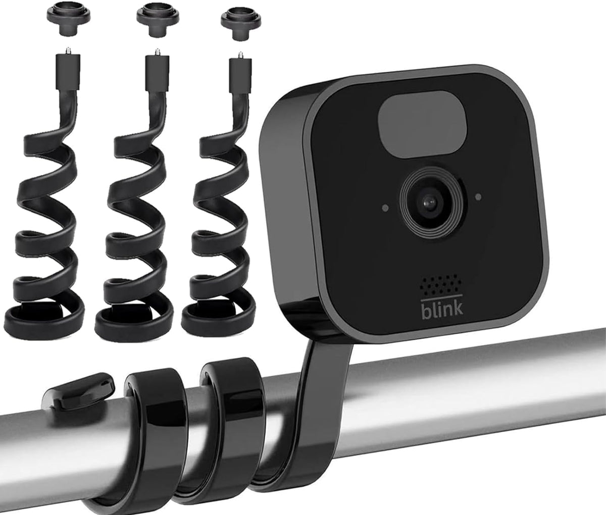 [3 Pack] Flexible Twist Mount for Blink 3rd & 4th Gen Outdoor Camera - 360 Adjustable Wall Mount