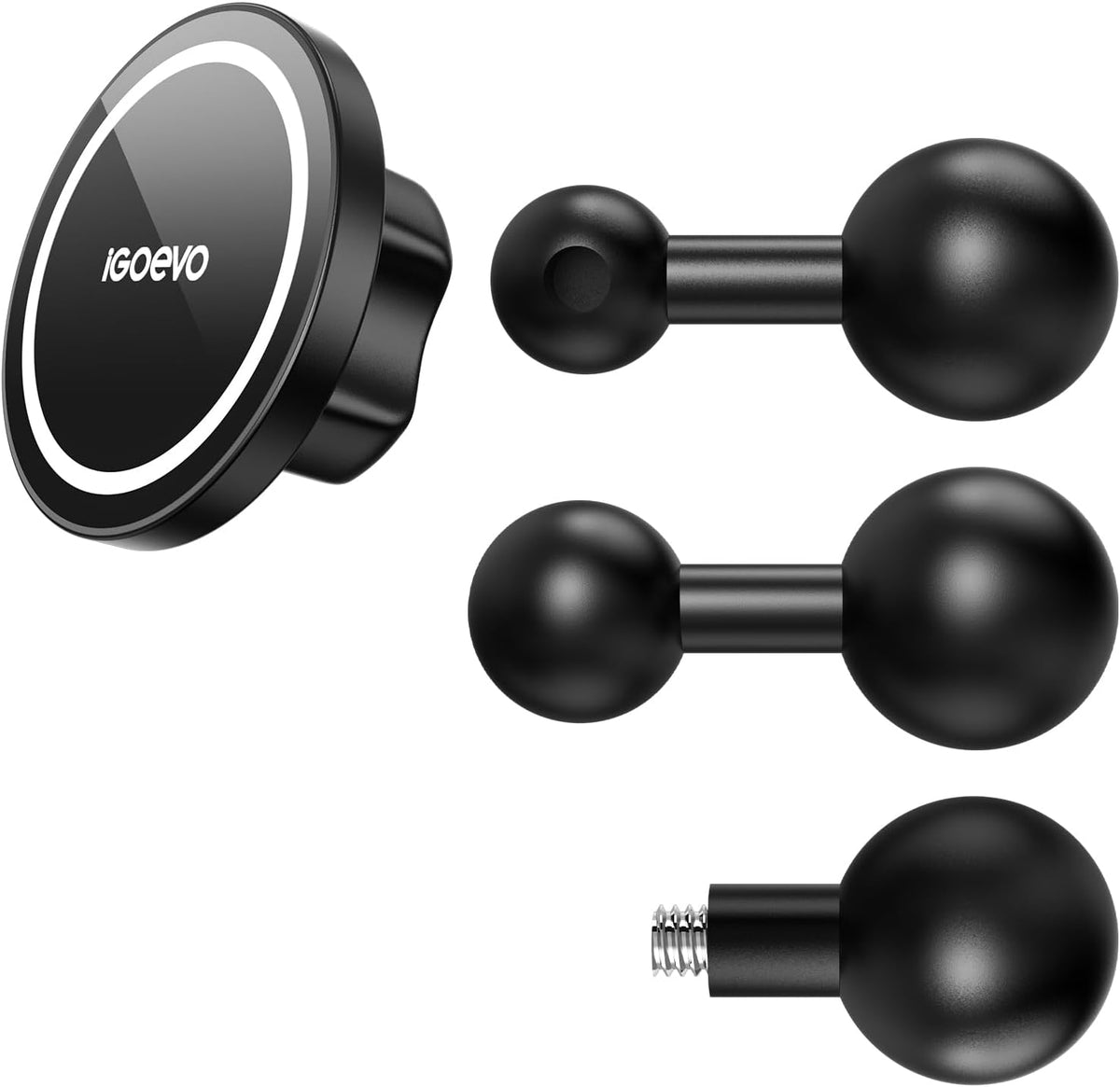 iGoevo 1-Inch 20mm 17mm 1/4"-20 (B Size) Ball Adapter Kit for RAM Mounts Includes Ball Adapter, Ball Adapter, Stud