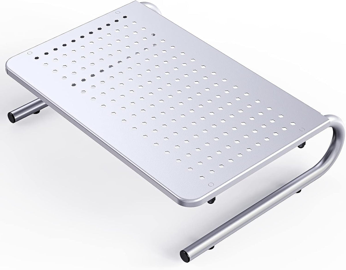 HUANUO Metal Vented Laptop and Monitor Stand for Home & Office