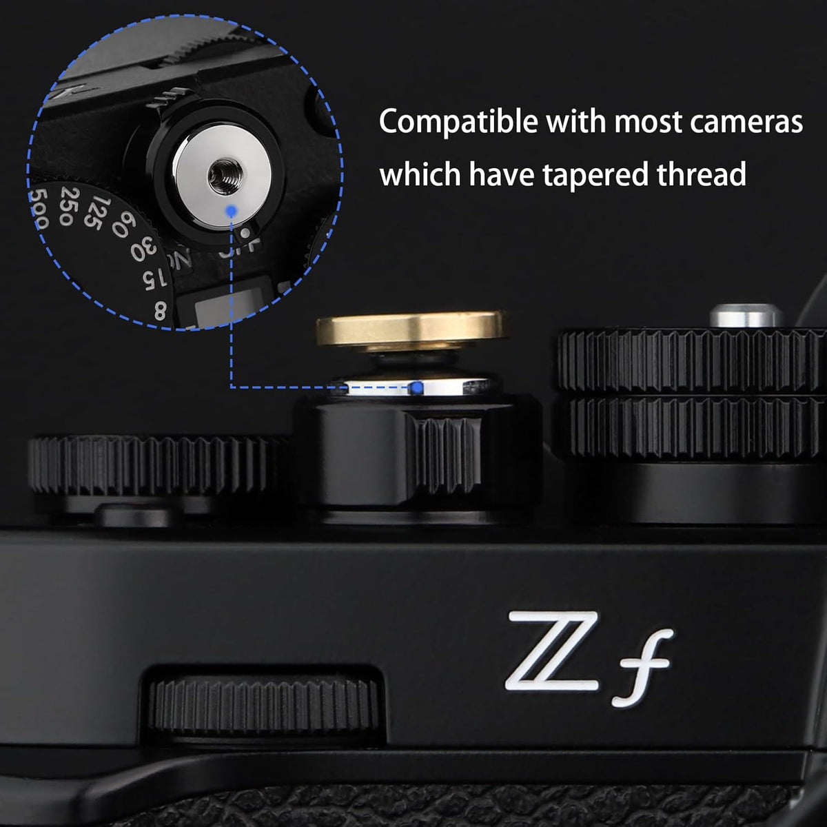 12mm X-E5 GFX100RF XT5 XT50 X100V X100VI X-Pro3 8 q3 M10 M-11 12mm Haoge Copper Shutter Release Button for Fujifilm