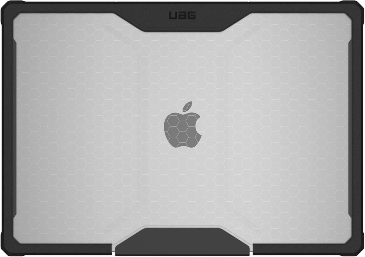 URBAN ARMOR GEAR UAG Designed for MacBook Pro 16 inch Case 2023-2024 M4 M3 Max/Pro (A2991 A3403 A3186) Rugged Lightwieght Touch ID Military Grade Dropproof Plyo Laptop Cover, Translucent Clear Ice