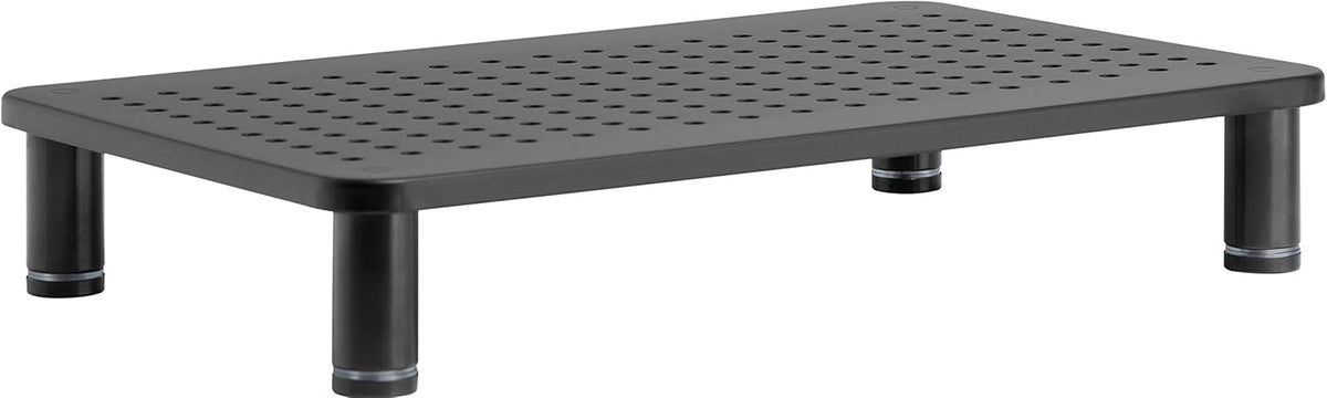 14.5" 9.25" 3.25" 1 Husky Mounts Monitor Riser Laptop Stand, Adjustable Legs, Stackable, x x Max Height, Matte Black