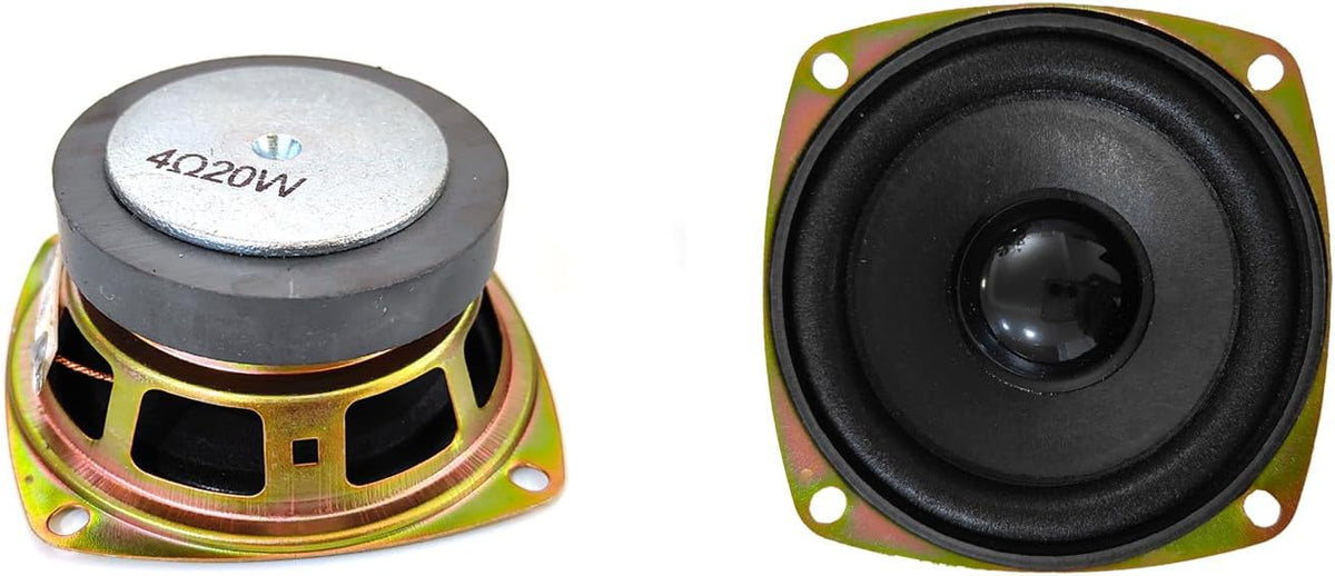 Gikfun 3 4Ohm 20W (Pack 2pcs) EK2173 Full Range Audio Speaker Stereo Woofer Loudspeaker for Arduino Replacement DIY