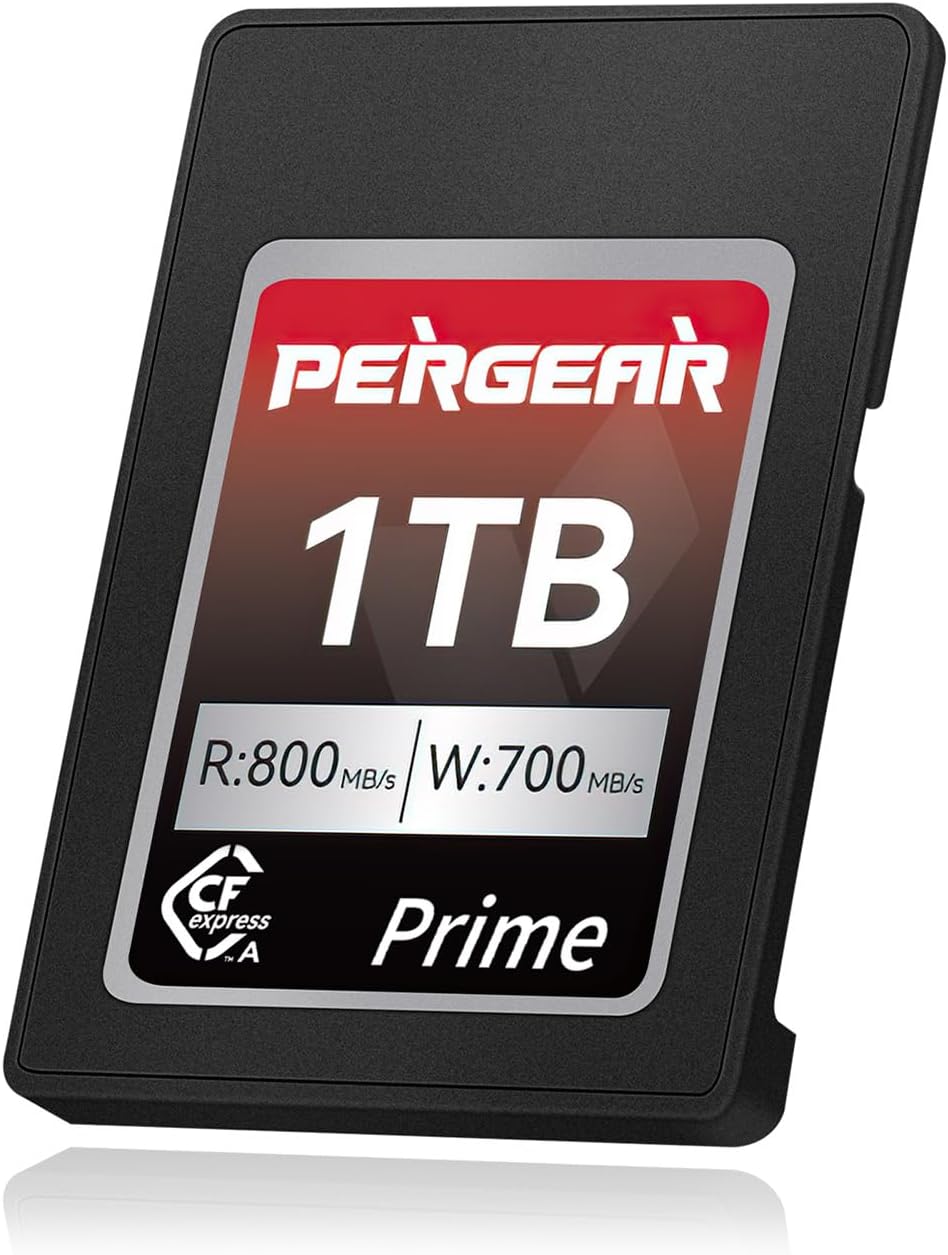 Pergear 1TB VPG200 CFexpress Type A Memory Card, Up to 800MB/s Read Speed & 700MB/s Write Speed for Sony Alpha Sony FX Cameras, Up to 8K RAW for Video/Photo