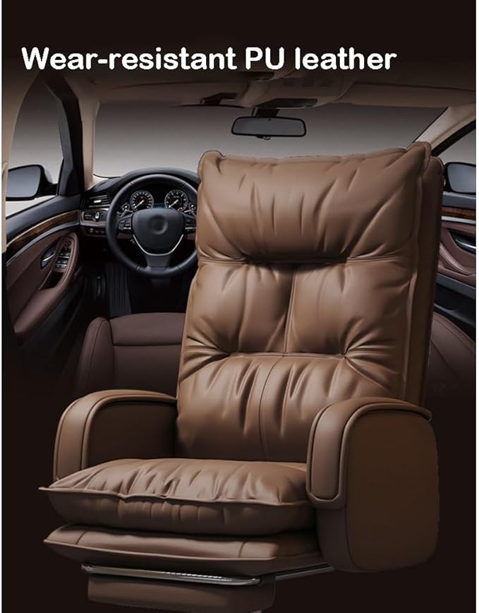 Gaming chair  Home Office Desk Chairs Chair Computer Sofa Chair Can Lie Leisure Desk Chairs with Wheels Gaming Chairs for Adults Office Chair Lift Desk Chair for Living Room Bedroom ( Color : Beige