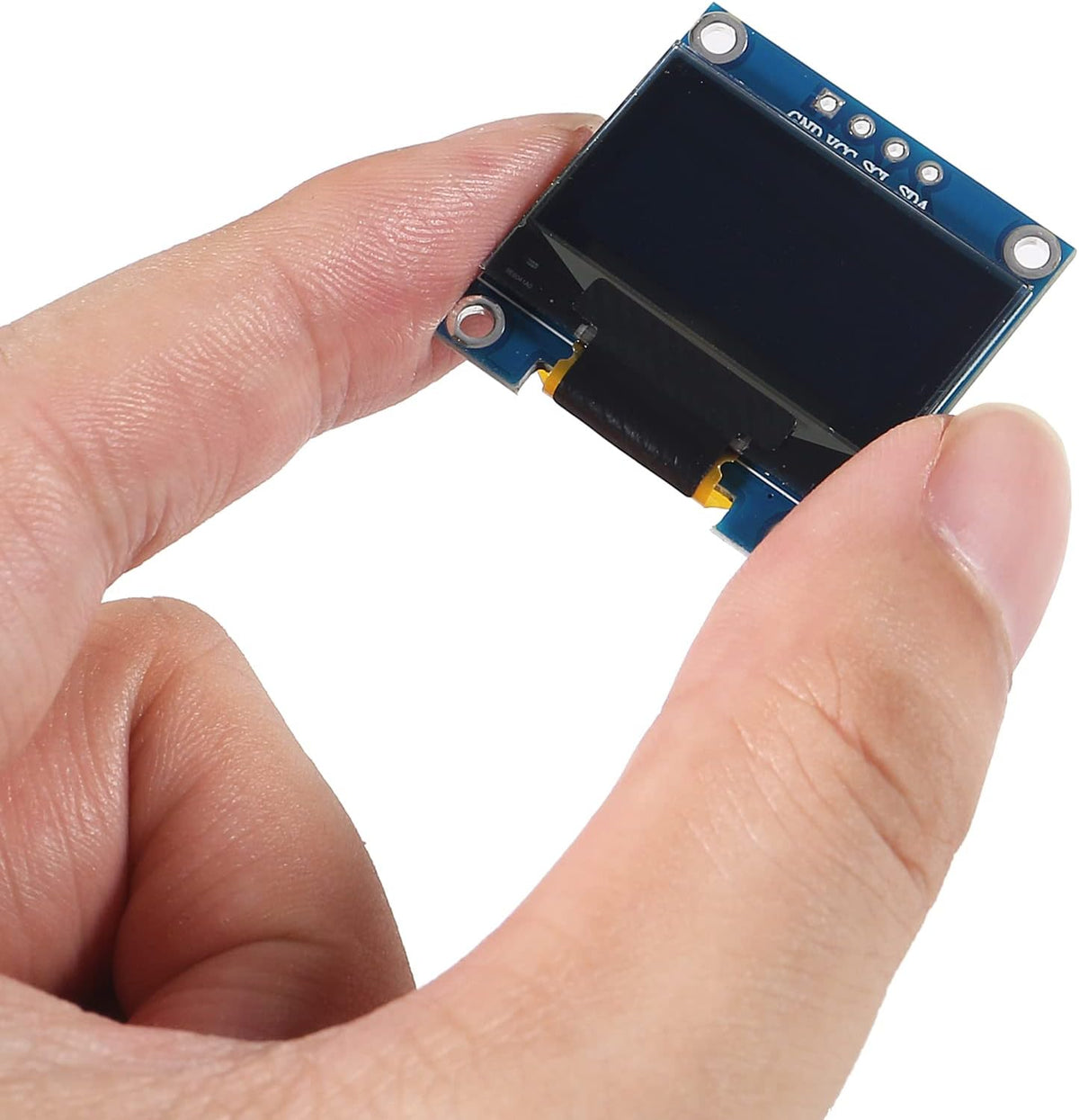 DWEII 6PCS 0.96 inch 12864 128X64 I2C SSD1306 4 OLED LCD Display Board Module IIC Driver Pins for Arduino Raspberry