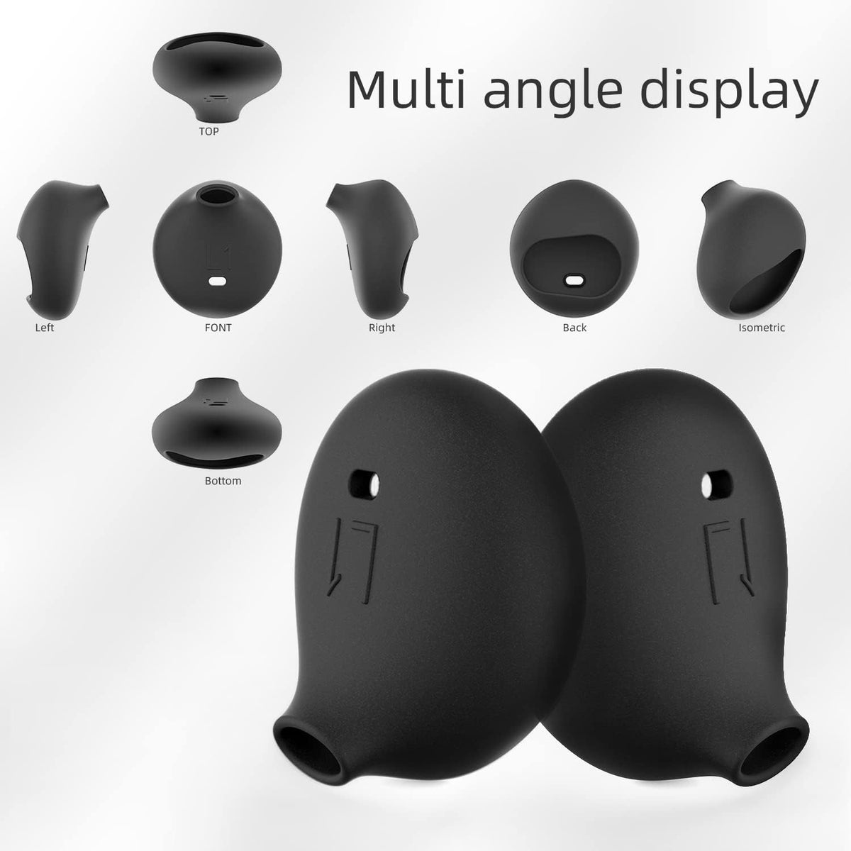 HIEbee 20 5te 7/S7/S6/S6 Pieces Silicon Replacement Earbuds Tips Cover Ear Gels Buds for Samsung Galaxy Note Edge