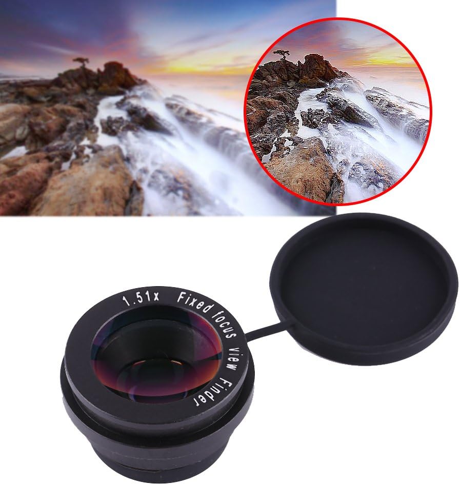 1.5X 6 Viewfinder Magnifier for DSLR Camera, Mounting Bases