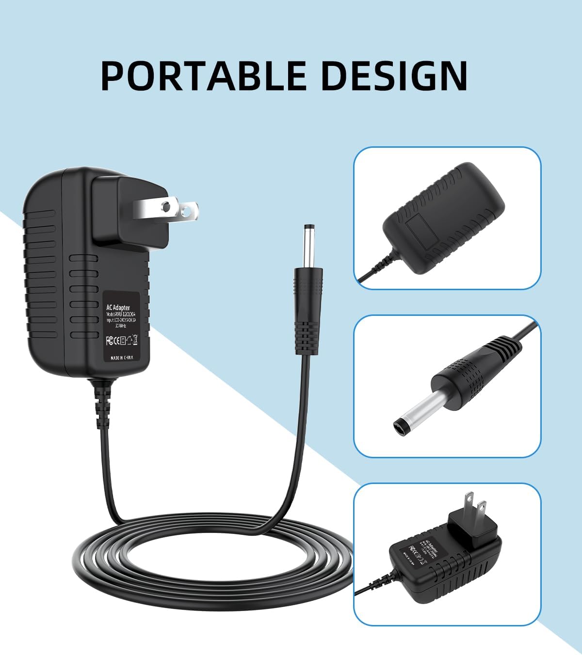 Accessory USA 12V 2A CS-1202000 AC Adapter for CS Model: Wall Home Charger Power Supply Cord