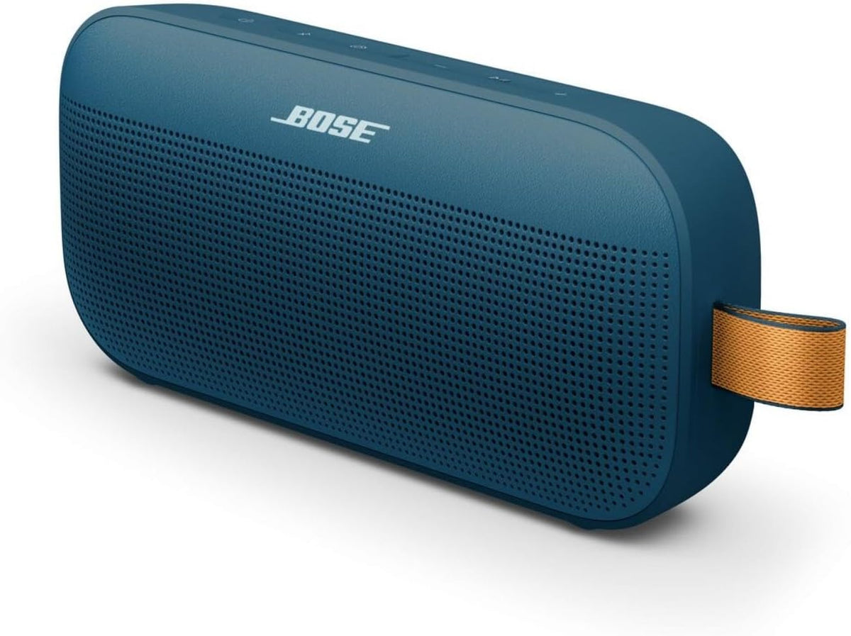 Bose SoundLink Flex Portable Bluetooth Speaker (2nd Gen), Portable Outdoor Speaker with Hi-Fi Audio, Up to 12 Hours Battery Life, Waterproof and Dustproof, Twilight Blue - Limited Edition Color