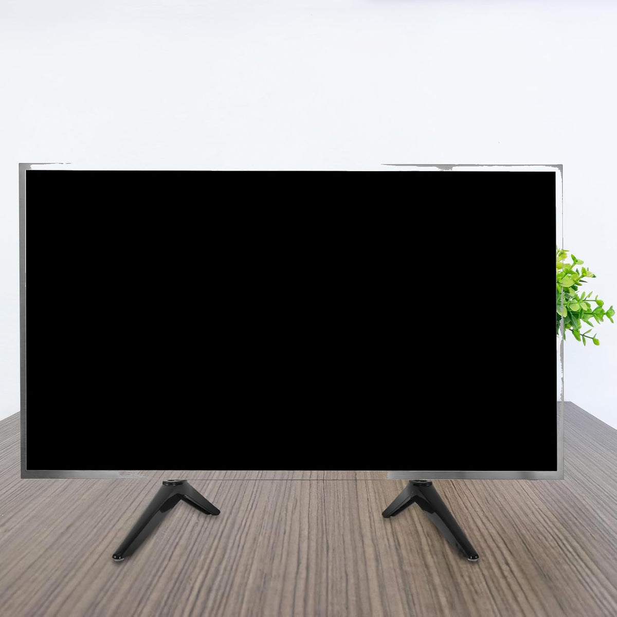BESPORTBLE 1 Set 28-65 Inch TV Stand Legs: No Drill Smart TV Tabletop Base Support/Leg Stand Non-Slip Compatible
