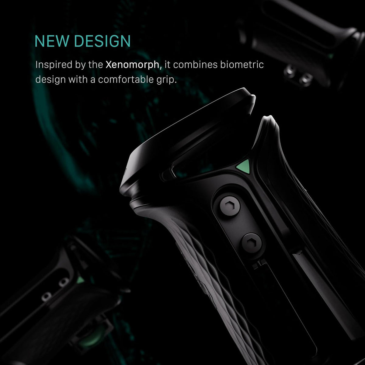Tilta Xeno Side Handle for Filmmakers & Cameras - Black | Secure Connection & Helps Prevent Rotation | Adjustable Height | Textured Silicone Grip | Convenient Assembly (NATO)