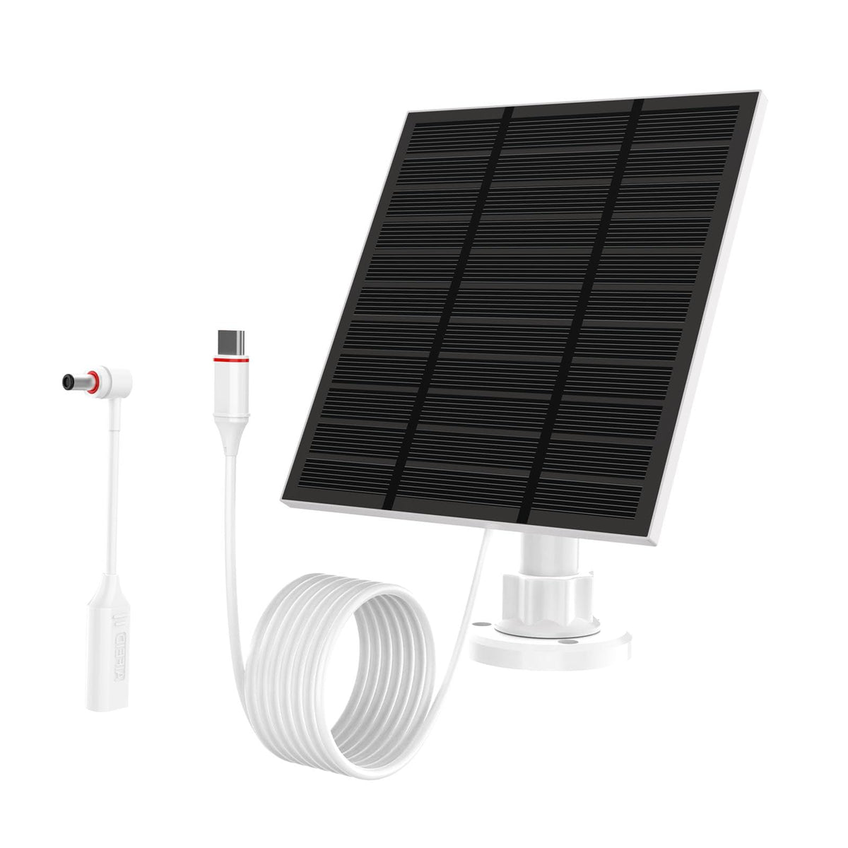 Solar Panels for Ring Camera Outdoor (New Generation) 5W 5V Solar Panel Charger with USB-C&Plug for Spotlight Cam Plus&Stick Up Cam Pro.Waterproof