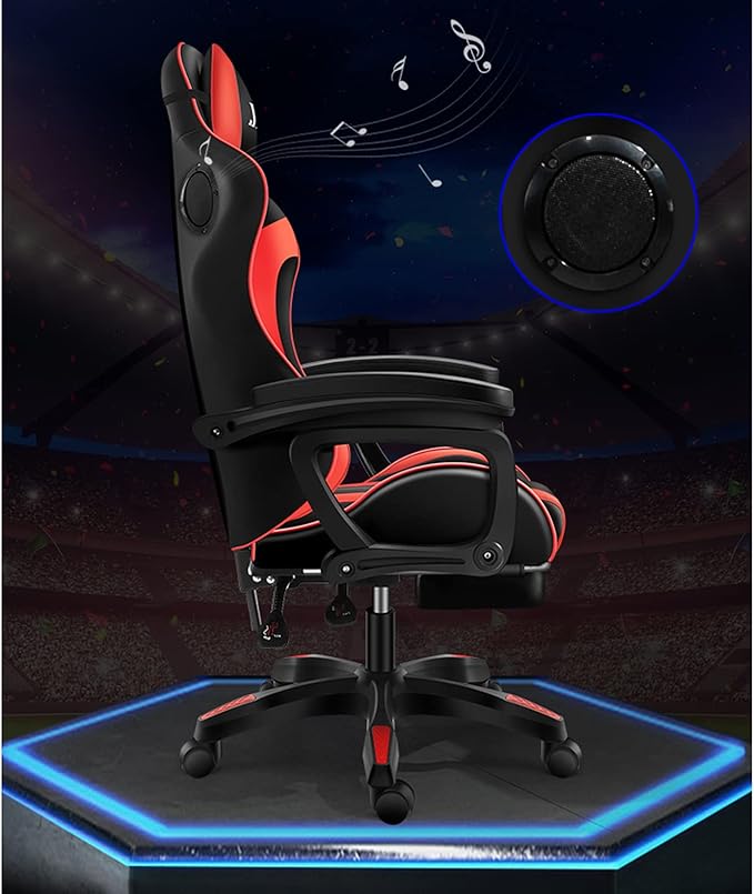 Office Swivel Chair Computer Chair Boys Gaming Chair Ergonomic Chair Seat Home Office Game Chair Lift Reclining Swivel Chair Office Chair (Size:Aluminum Alloy feetColor:White)