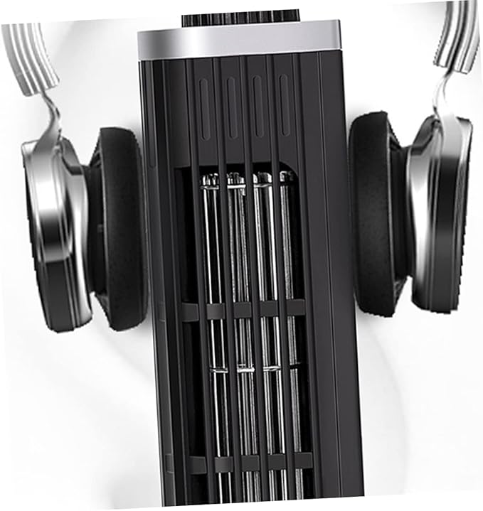Tofficu USB Laptop Cooler with Adjustable Fan and Stand Portable Cooling Radiator for Laptops Tablets and Phones Silent Design Easy to Install Black