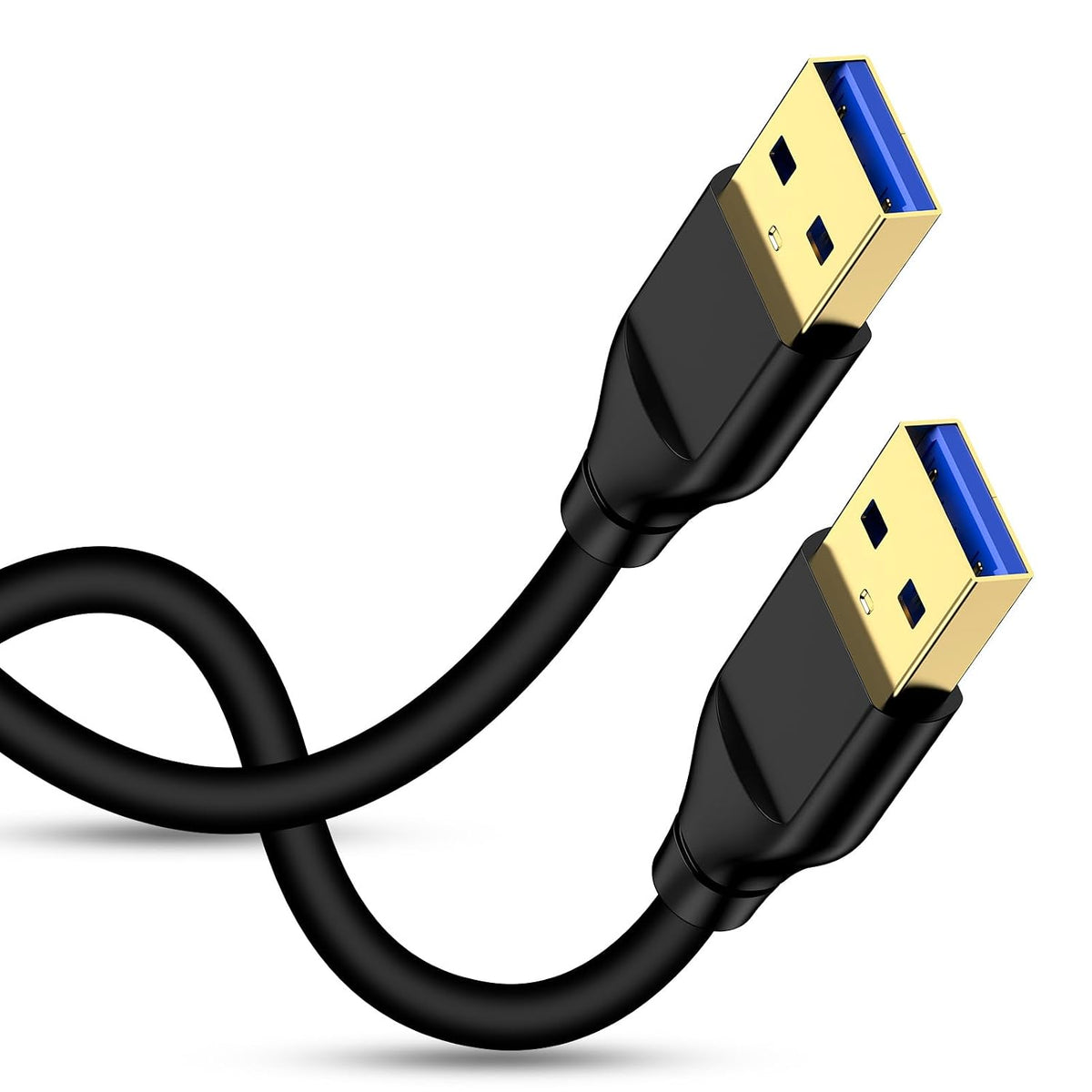 6FT, 3.0 USB to USB Cable USB A to USB A Cord Male to Male USB Cable USB A A to A Male Cable Double Sided USB A Data