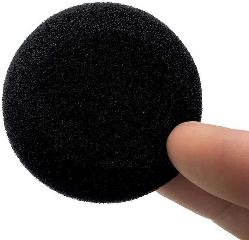 Foam Ear Pad Replacement Cushions, Headphone Earphone Headset Disposable Sponge Covers (50mm - 2") 5 Pairs