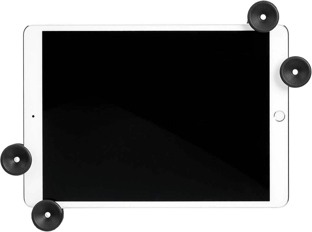 Amazon Basics Adjustable Tablet/iPad Mic Stand Holder for Music Performance, Black