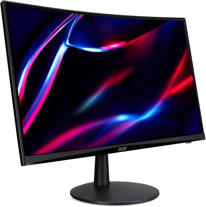acer Nitro ED240Q Sbiip 23.6 Full HD 1920 x 1080 VA 1500R Curved Gaming Monitor | AMD FreeSync Premium | 165Hz Refresh Rate | 1ms (VRB) | ZeroFrame Design | 1 x Display Port 1.4 &amp 2 x HDMI 2.0 Po
