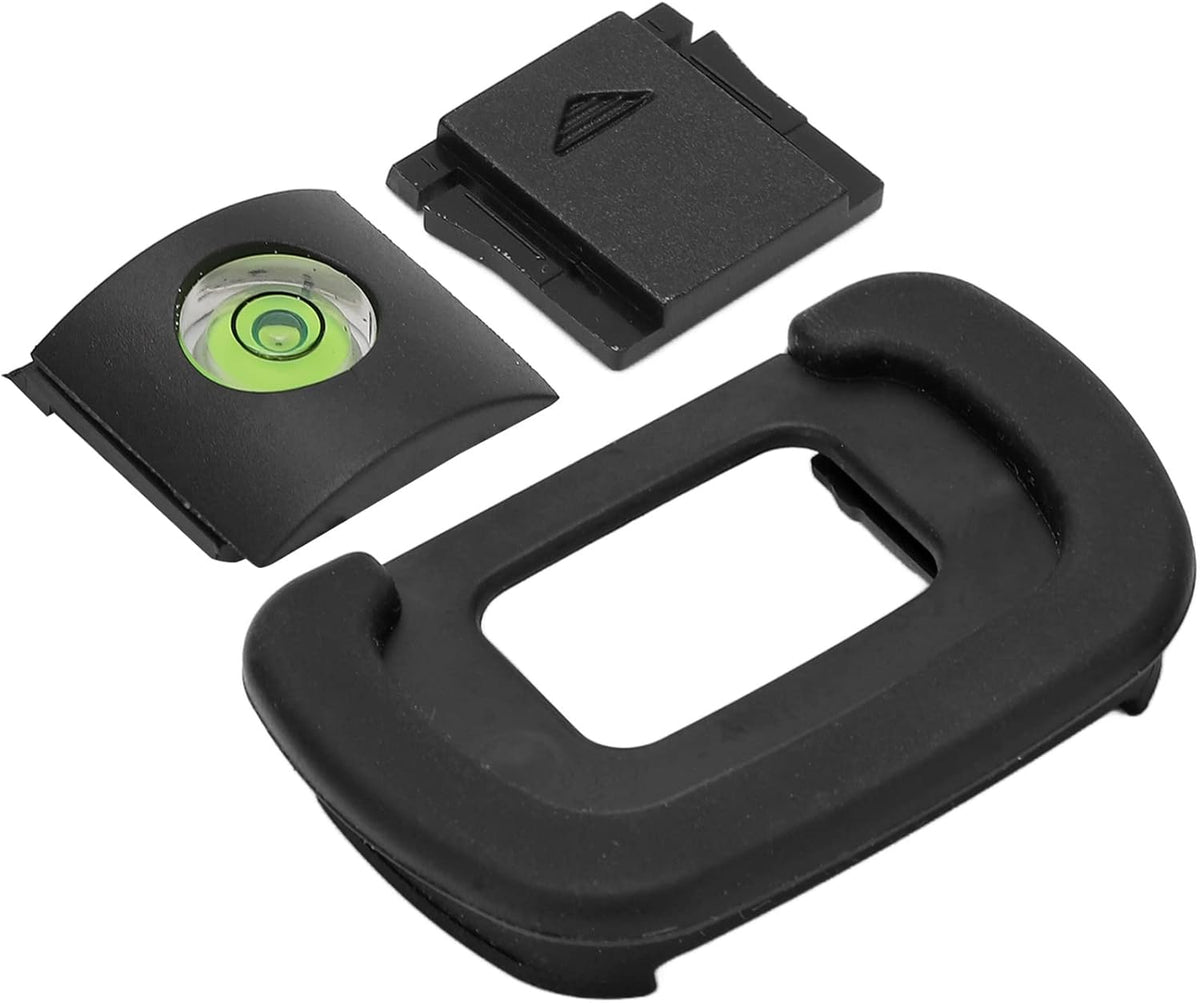 Generic Sets K30 K50, Camera Viewfinder Eyecup Cold Shoe Cover Level for EasytoInstall Photography Accessory Kit