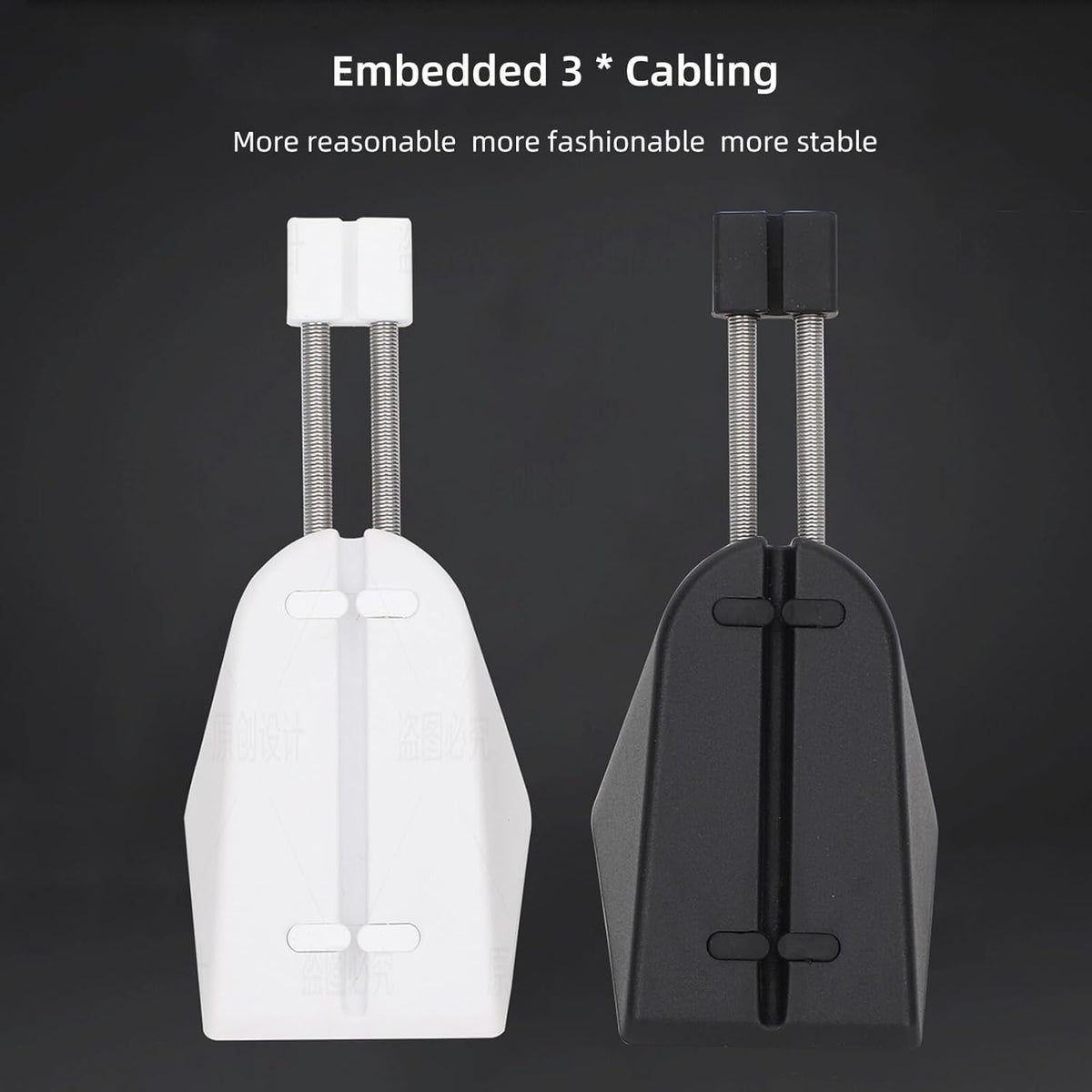 Gaming Mouse Bungee, Mouse Cord Holder and Cable Management Device (Primium Version 360g, White)