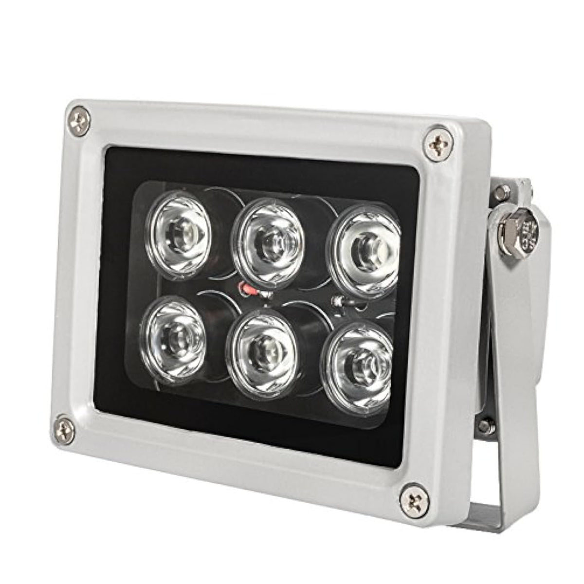 Infrared Illuminator, 850nm 6 LEDs 130 Feet 60 Degree Wide Angle IR Illuminator for Night Vision,Waterproof LED Infrared Light for CCTV Camera