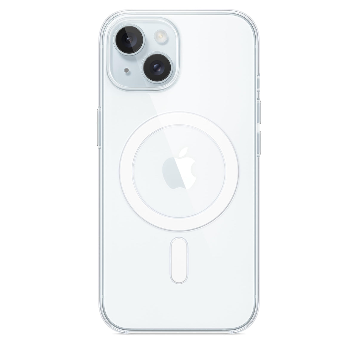 Apple iPhone 15 Clear Case with MagSafe: Lightweight Phone Case, Wireless Charging Compatible, Smooth Glossy Finish