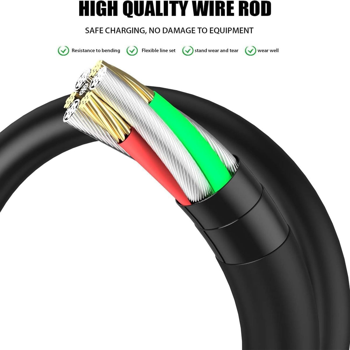 HUCAYD 3.5 mm 2.0 MP3 20cm Male AUX Audio Jack to USB Male Charge Cable Adapter Cord Player and Any Other Devices