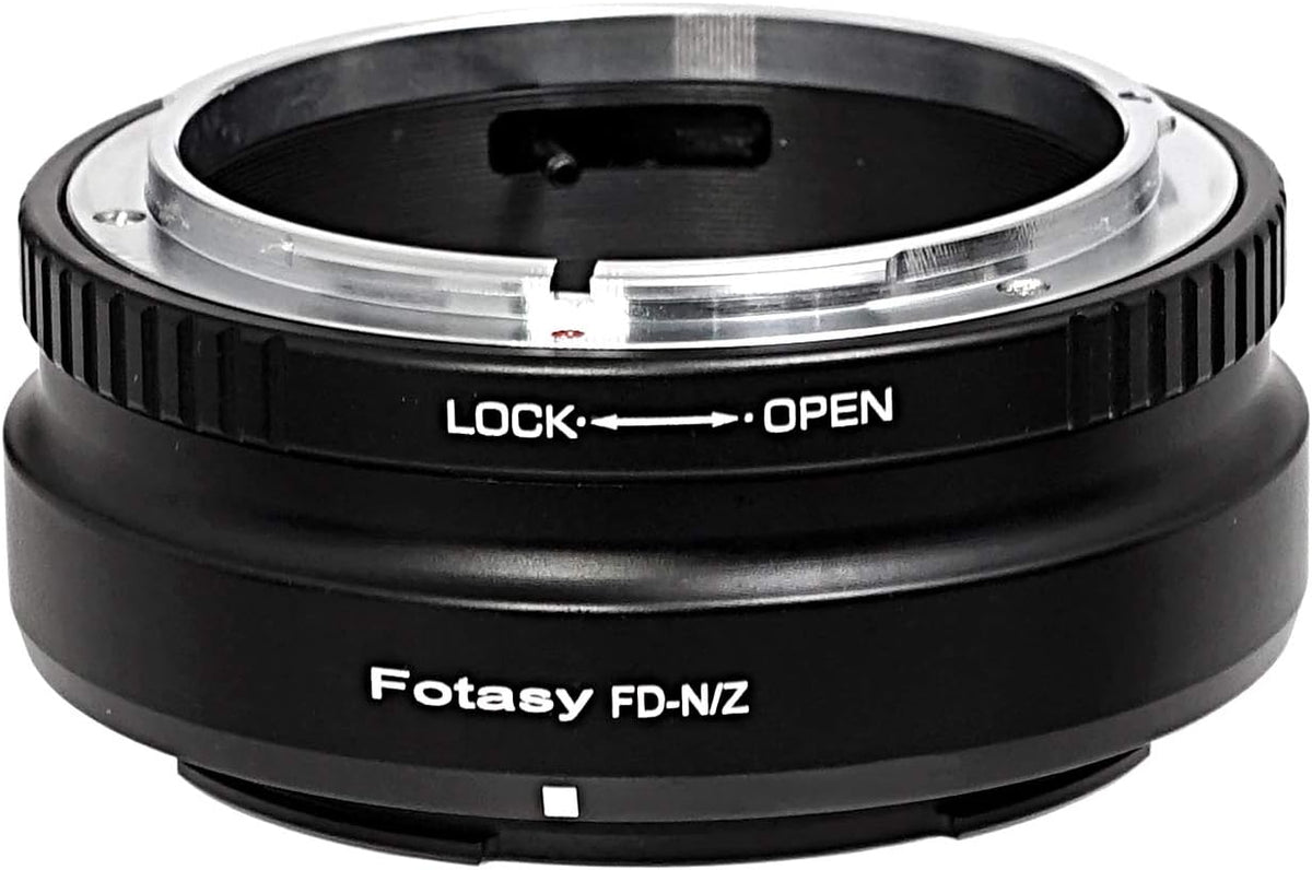 Fotasy Z30 Z50 Z5 Z6 Z7 Z6II Z7II Z9 Cannon FD Lens to Nikkor Z Mount Adapter, FD Z Adapter, Compatible with Canon FD