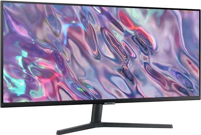 SAMSUNG 34 ViewFinity S50GC Series Ultra-WQHD Monitor 100Hz 5ms Borderless Design AMD FreeSync Eye Care Black with MTC HDMI Cable