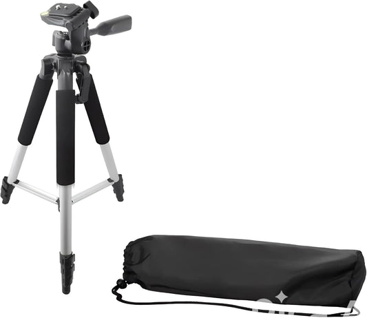 Acuvar Inch (57" Inch) Elite Series Professional Heavy Duty Tripod Tall Adjustable DSLR Camera & Camcorder Tripod Stand