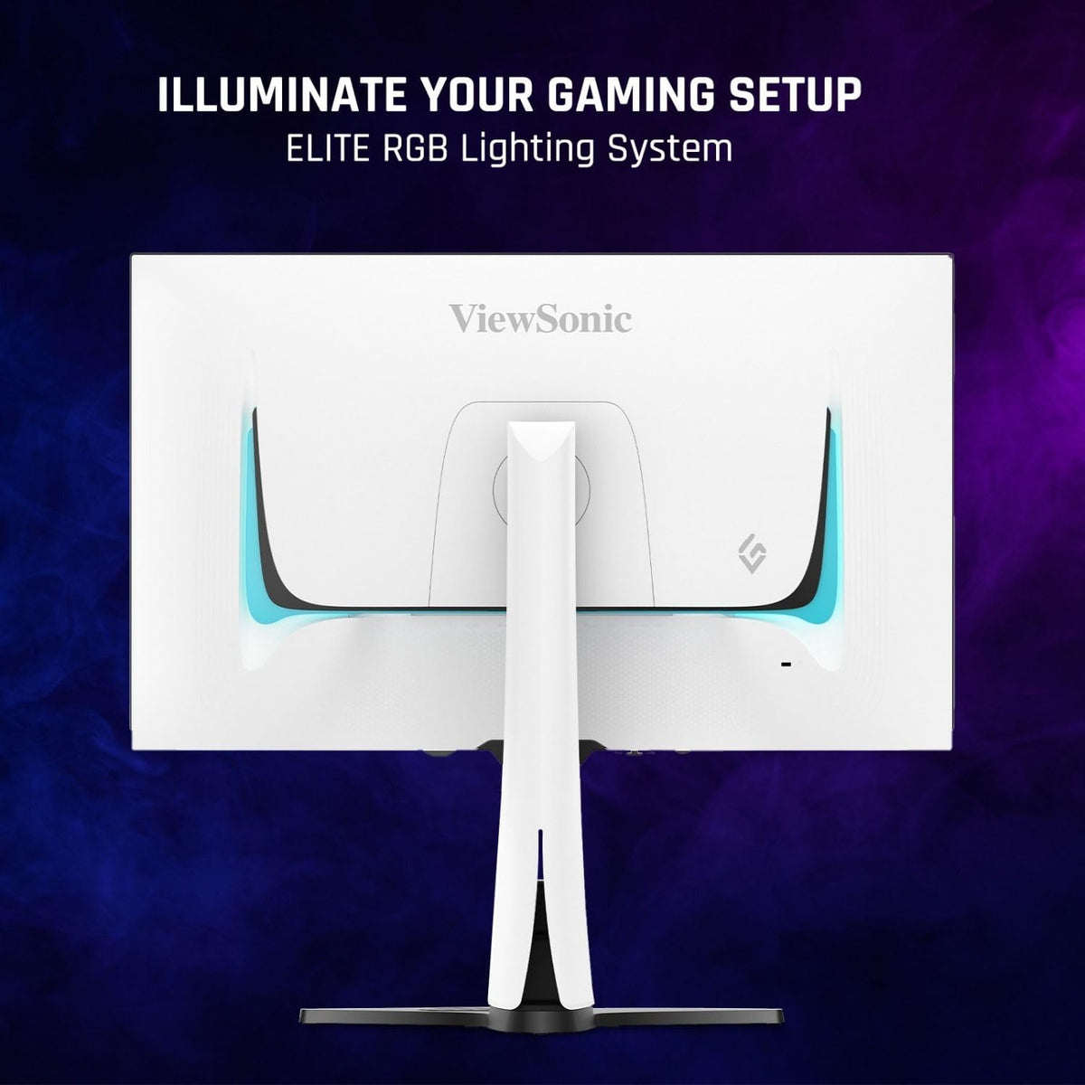 ViewSonic XG272-2K-OLED 27 Inch 1440p 240Hz OLED Ergonomic White Gaming Monitor with up to 0.01ms, FreeSync Premium, G-Sync Compatibility, RGB, and USB-C, HDMI v2.1, DP Inputs