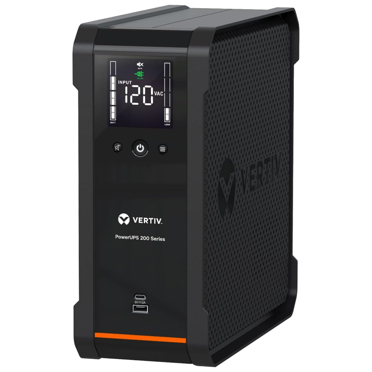 Vertiv Liebert PowerUPS 200, PSA6-1350LVT, Line Interactive UPS 1350VA/850W, Battery Backup & Surge Protector, AVR, 10 Outlets,