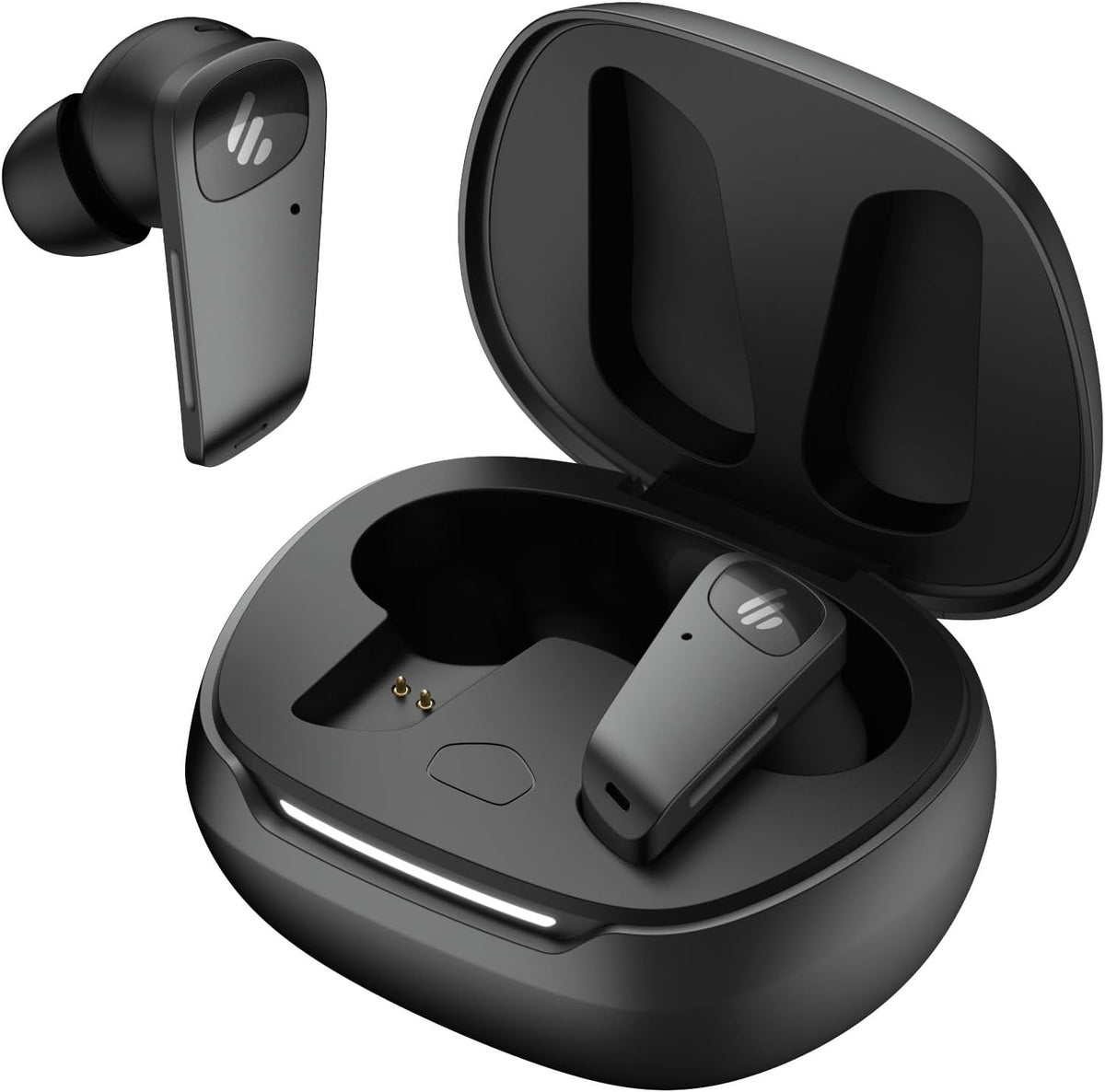 Edifier NeoBuds Planar Wireless Bluetooth Earbuds, 12mm Planar Magnetic Drivers, Hi-Res Audio, LDAC, Snapdragon Sound, Hybrid ANC, Bluetooth 5.4 & Dual Device Connection, Wireless Charging, 6 Mics
