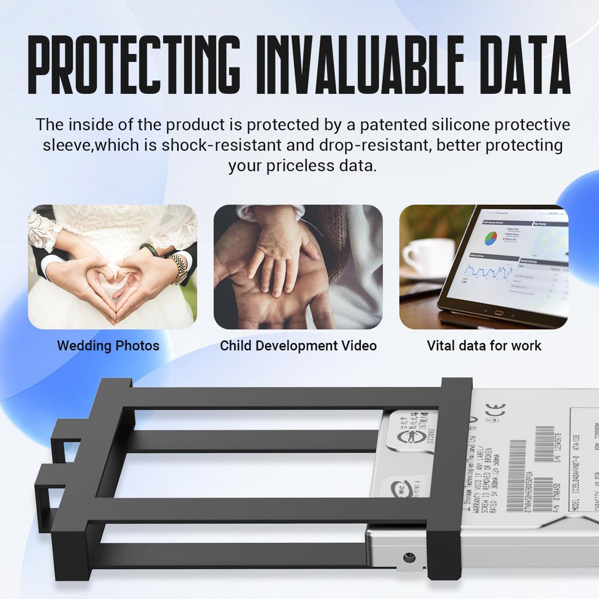 Portable External Hard Drive Storage Expansion Mobile HDD USB 3.0 for PC, Mac, Desktop, Laptop, PS4, PS5, Xbox One X/S, Xbox 360, Xbox Series X/S, Office & Game (Black, 320GB)