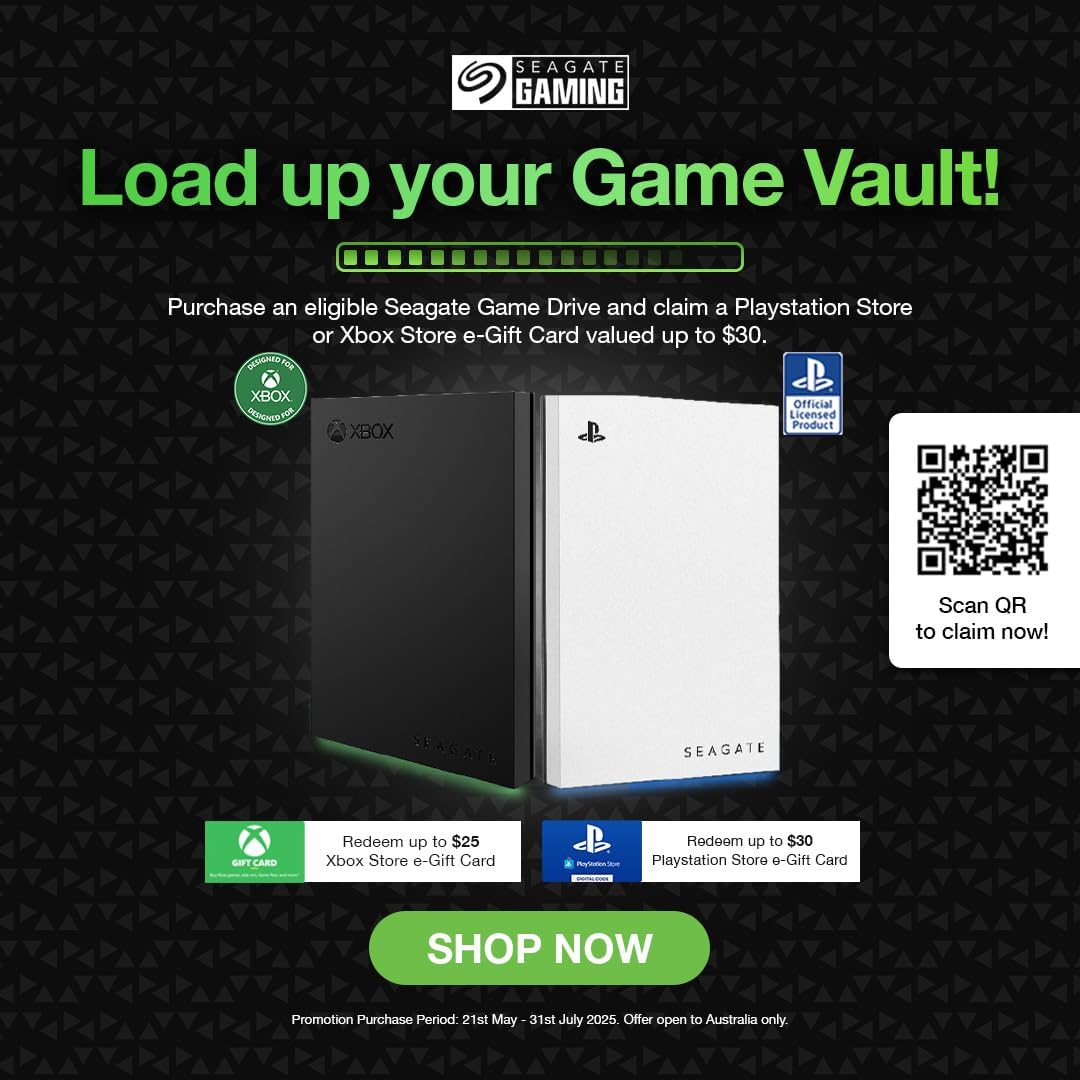 Seagate Game Drive for PlayStation® Consoles 2 TB External Hard Drive - USB 3.2 Gen 1, Officially-Licensed (STLV2000101)