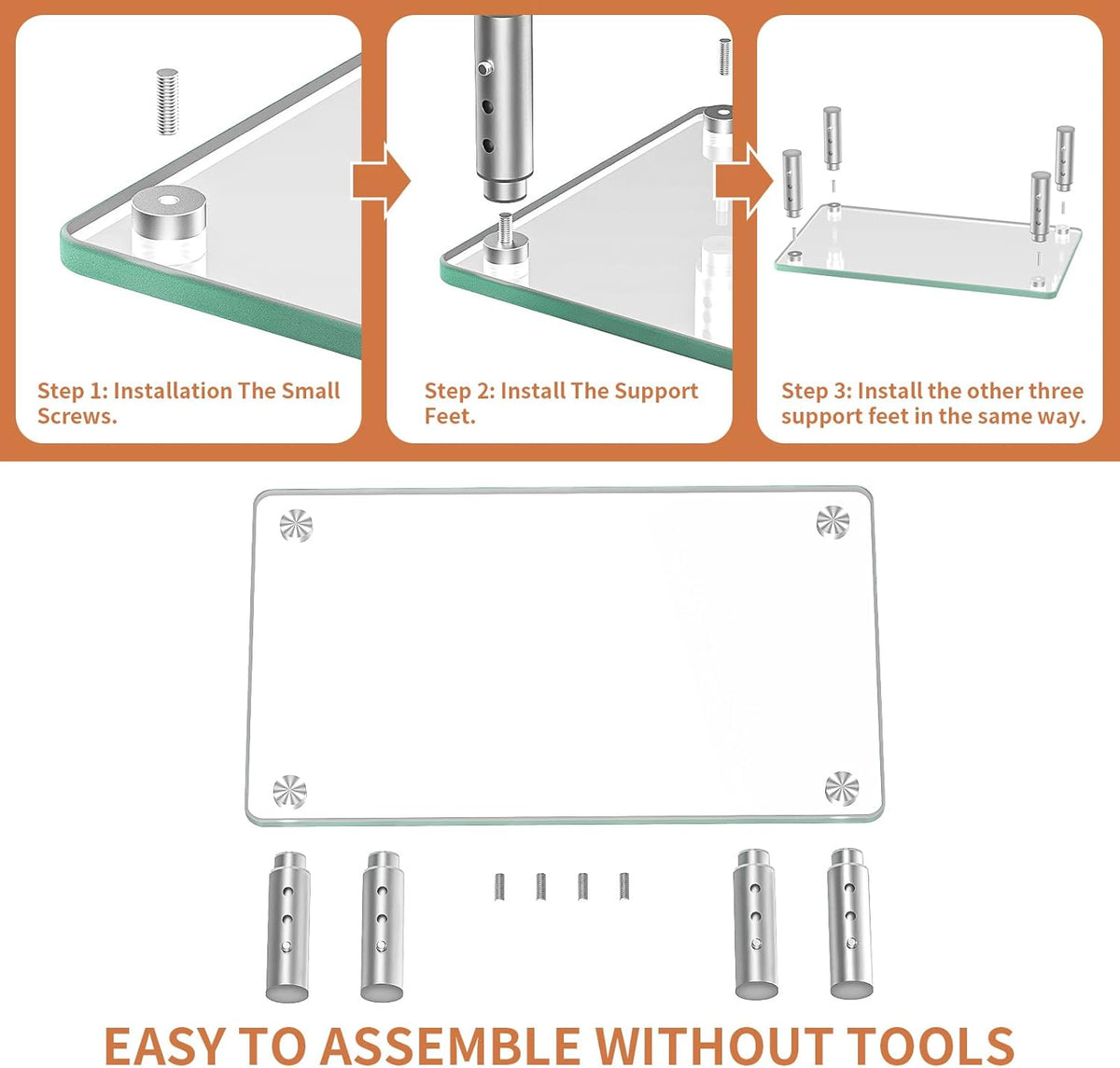 '-3 Hemudu Monitor Stand Adjustable Height Monitor Riser, Computer Monitor Stand, Desktop Organizer, Monitor Stand Riser