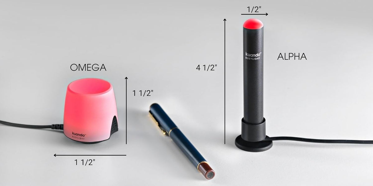 (15306) Kuando Busylight UC Alpha - Presence Light and Ringer - Do not Disturb Light - Free Busylight Software for Most
