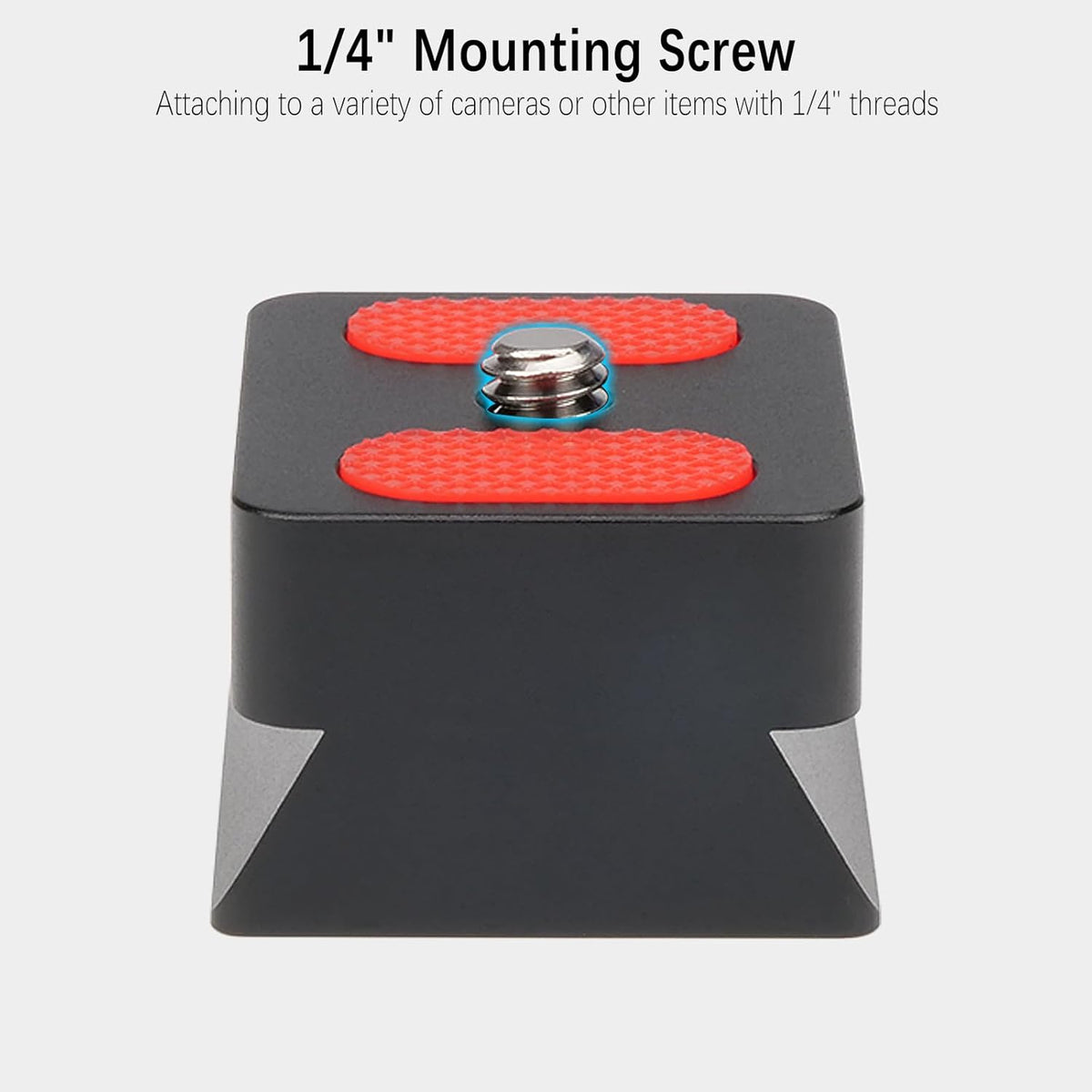 1/4" Video Camera DSLR Metal Adapter Mount with Mounting Screw for Optical Telescope Finderscope Finder Scope Dovetail