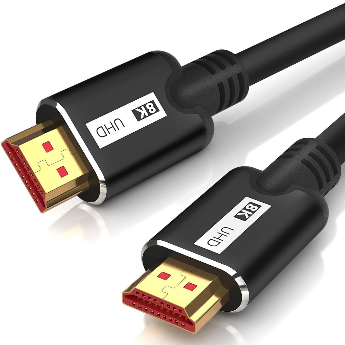 8K 5FT, 48Gbps 8K@60Hz, 4K@120Hz CL3 2.1 HDMI Cable High Speed HD Shielded Cord, Supports in-Wall Rated HDMI Cord