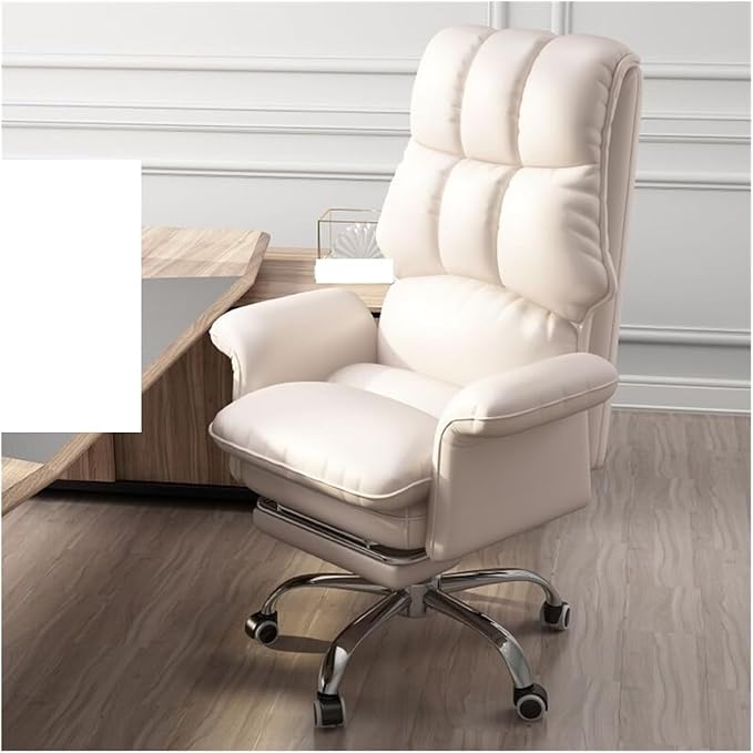 Gaming Chair Home Computer Chair Office Chair Gaming Chair Backrest Lifting Swivel Chair Comfortable Long Sitting Chair Sofa Seat Chair (Color : Yellow Latex)