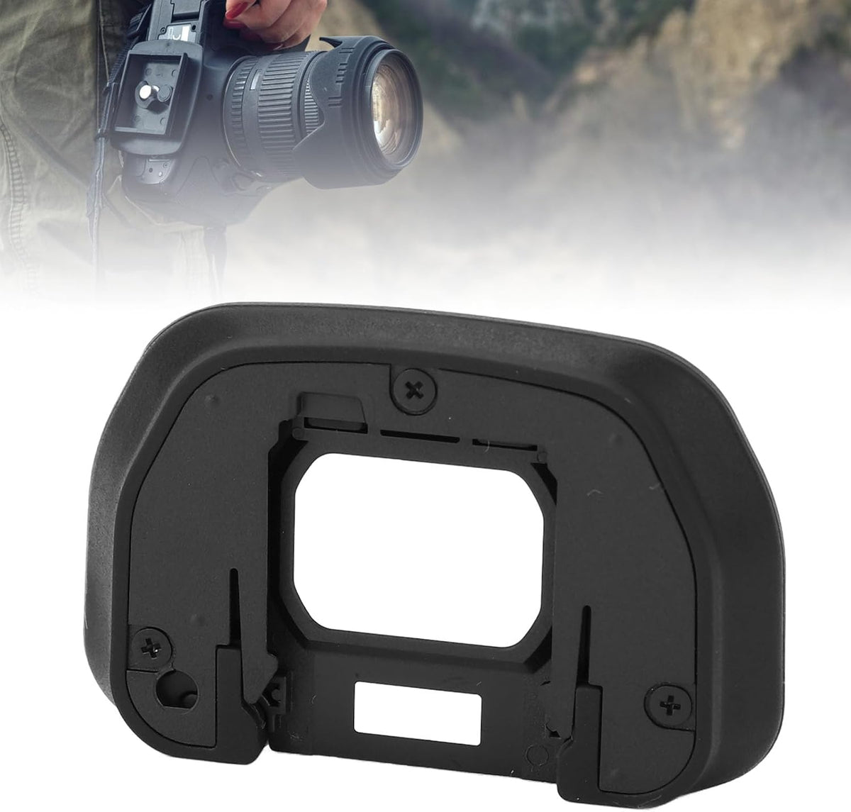 GH5 Jiawu Viewfinder Eyepiece Eyecup, ABS and Rubber Replacement Viewfinder Protector with Light Blocking for DC
