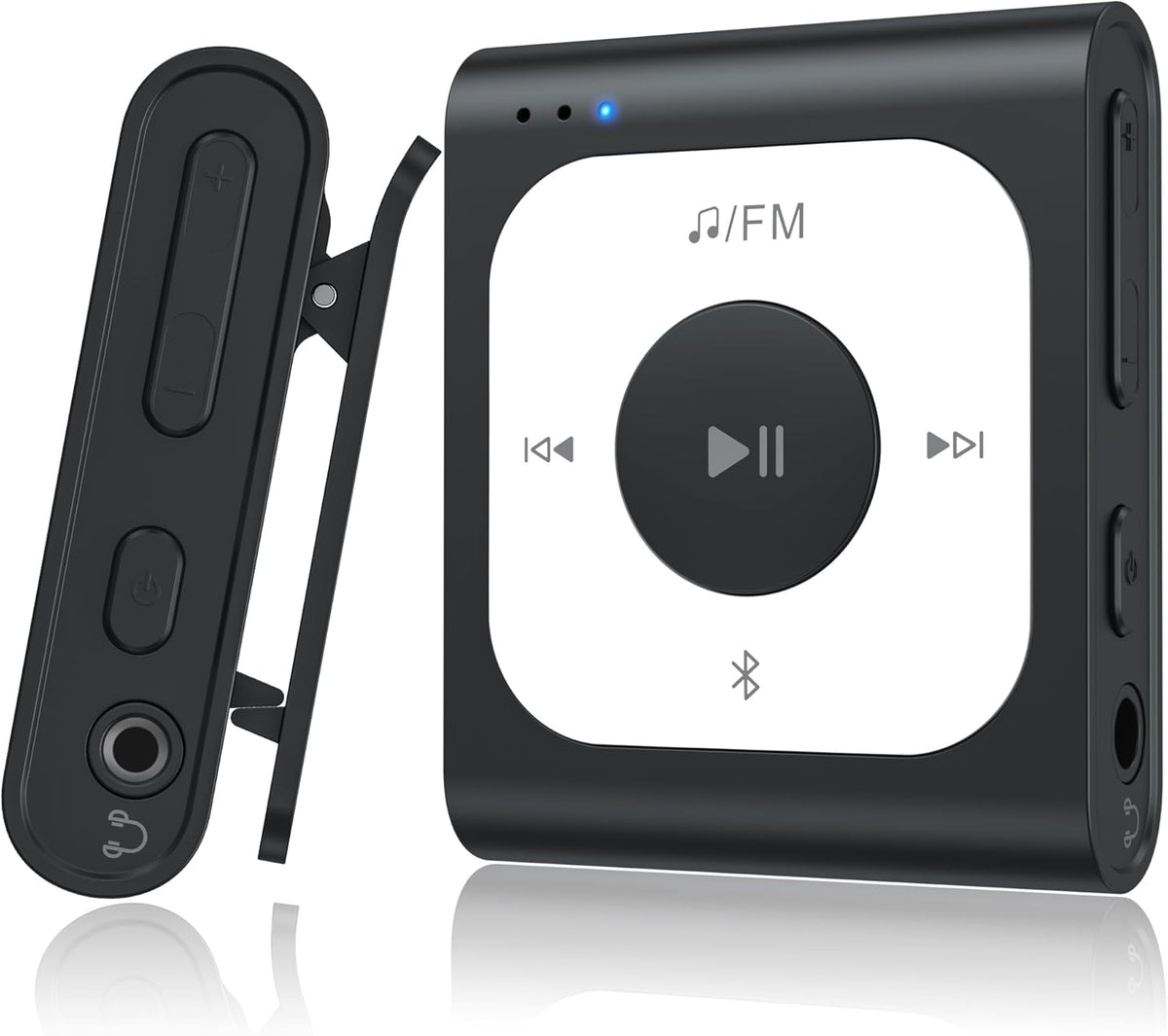 AGPTEK 64GB MP3 A53PL Clip Player with Bluetooth, Portable Music Player with FM Radio, Shuffle, No Phone Needed