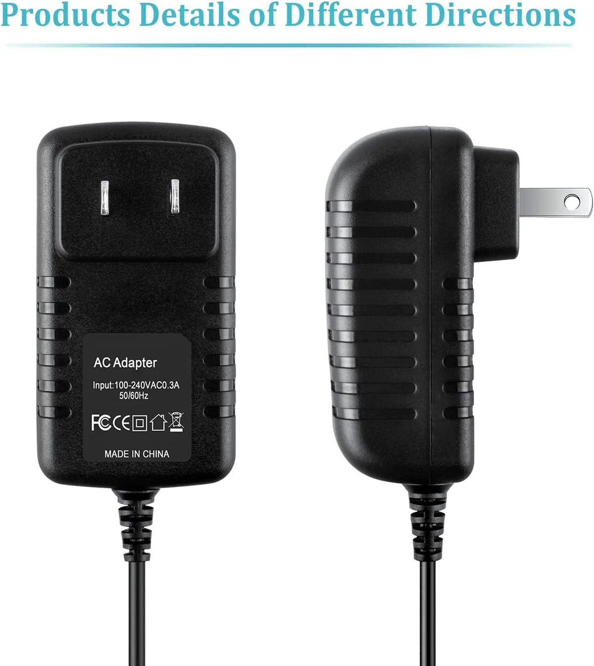 GUY-TECH AV700 AV700E MP3 Wall Charger AC Adapter Compatible with Archos Media Player Power Cord